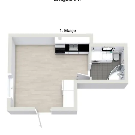 Practical In The Center 公寓 特罗姆瑟